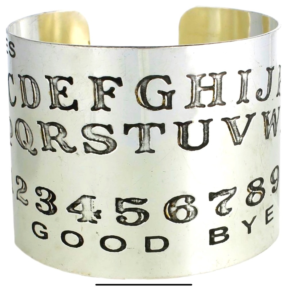 Silver Ouija Board Cuff